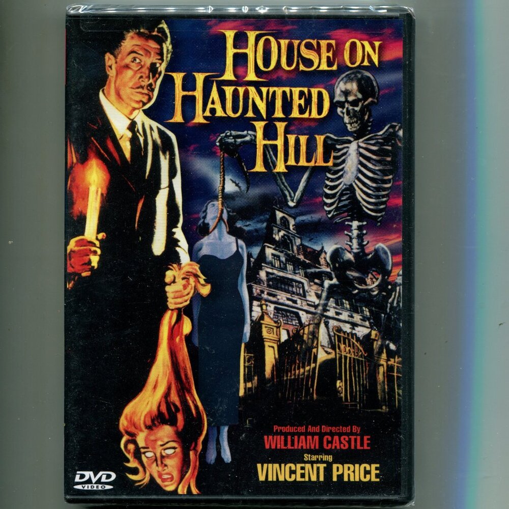 1958 House On Haunted Hill B&W Movie DVD